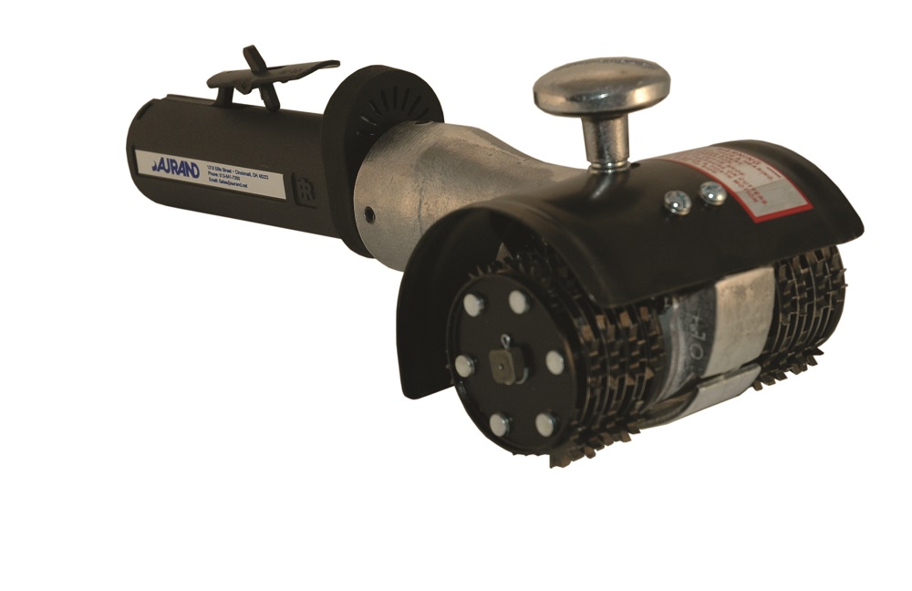 592261 SCALER DECK HANDHELD AURAND, PNEUMATIC 5" WIDE MODEL KP5