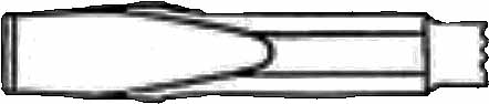 592426 CHISEL NORMAL 50MM ICO#850-26, FOR PNEUMATIC CHISEL & CHIPPER