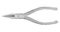 611681 PLIER ROUND-NOSE, PLASTIC COVERED HANDLE 125MM