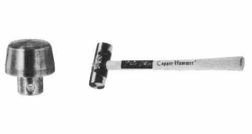 612651 HAMMER COPPER REPLACEABLE, WITH HANDLE NO.1/2 (0.25KGS)