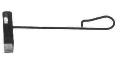 612957 CHISEL CROSS CUT HOT, WITH IRON HANDLE 25X125MM