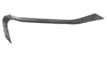 613241 SCRAPER ANGLE DOUBLE ENDED, 200MM