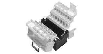 613820 TOOL BOX PLASTIC V-TYPE, 450X270X230MM