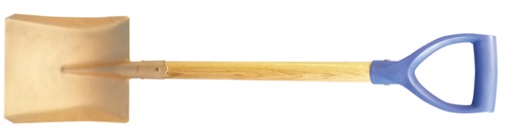 615951 SHOVEL SQUARE NON-SPARK, SPECIAL ALUM BRONZE 180X910MM