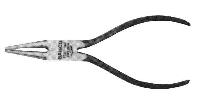616221 PLIER ROUND NOSE BAHCO, #2521G-140 152MM