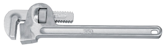 616475 WRENCH PIPE STRAIGHT 200MM, STAINLESS STEEL
