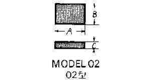 632908 CARBIDE TIP #02-0 10X6X3MM