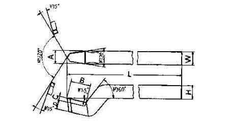 633081 TOOL BIT TIP WELDED HSS POINT, NOSE STRAIGHT-16 16X16X180MM