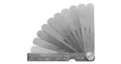 650551 THICKNESS GAUGE #75A10, 0.03-0.30MM 75MM LENGTH