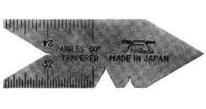 650631 CENTER GAUGE 55DEG, WHITWORTH STANDARD