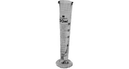 650711 CYLINDER MEASURING GLASS, 10ML
