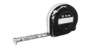 650821 RULE CONVEX STEEL METRIC 2MTR