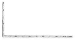 650931 SQUARE CARPENTERS' STEEL, 150X75MM