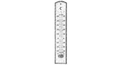 651701 THERMOMETER CABIN -30 TO 50DEG, 250MM