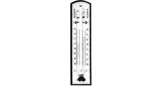 651706 THERMOMETER MAXI-MINI U SHAPE, WITH MAGNET -20 TO +50C DEG