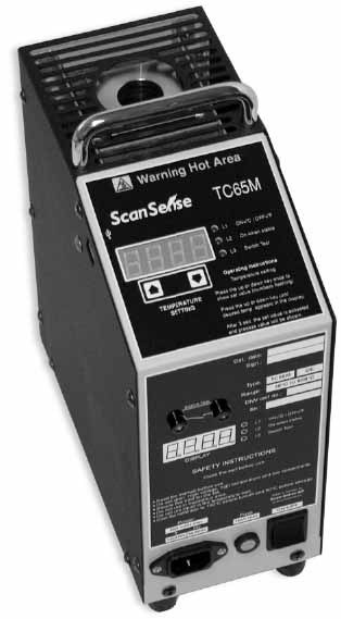 652513 TEMPERATURE CALIBRATOR, 30 TO 650DEG.C SCANSENSE TC65M