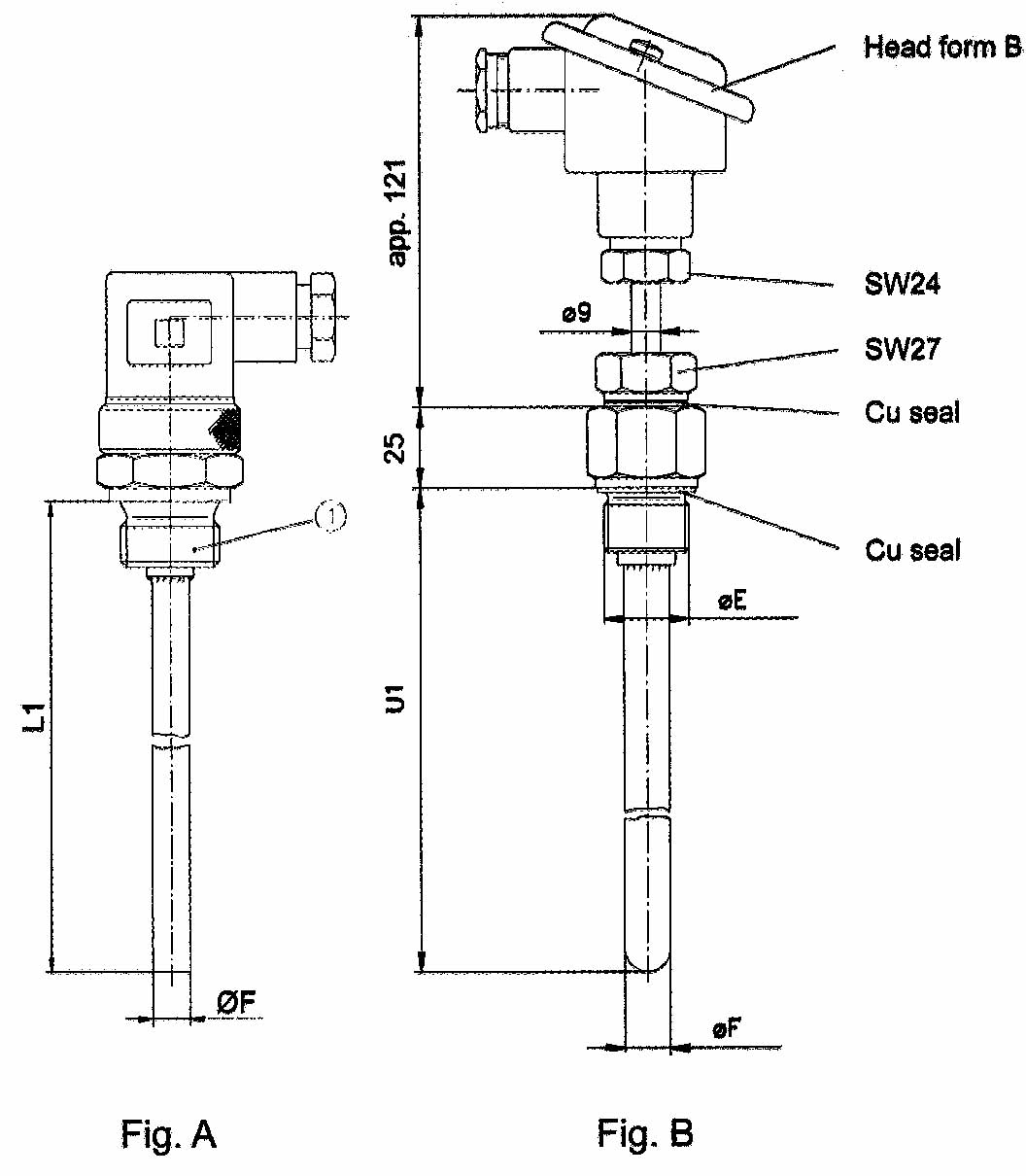 652523 SENSOR TEMP FOR COOLING WATER, SIKA W/FURTHER DETAILS