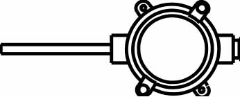 652554 THERMOMETER RESISTANCE ROOM, SENSOR AMETEK 1804 RM2