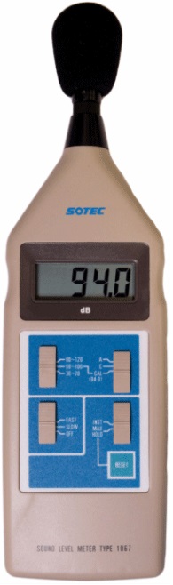 652901 SOUND LEVEL METER 30-120DB, (3 STEPS) 20-8,000HZ #1067