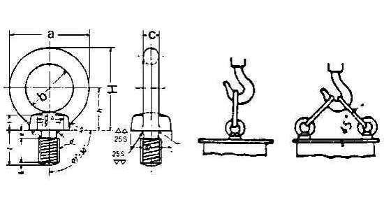 692201 EYE BOLT STEEL M8