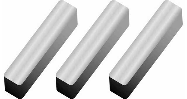KEY MACHINE DOUBLE SQUARE ENDS, STEEL 6X6X300MM 