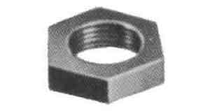730661 LOCK NUT MALLEABLE CAST IRON, GALV 1/4