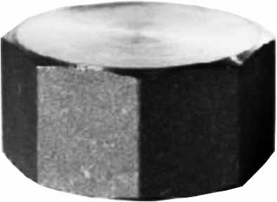 CAP BRASS 2 THREADED