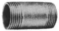 732631 NIPPLE ROUND STAINLESS STEEL, 1/8 THREADED