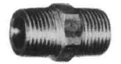 732646 NIPPLE HEXAGON STAINLESS STEEL, 1/8 THREADED