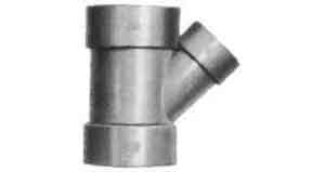Y-PIECE REDUCING PVC 45DEG, FOR DRAIN SIZE 100 X 75