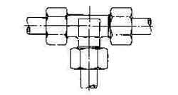 733351 TEE COMPRESSION STEEL, 4MM 400KG
