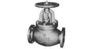 GLOBE VALVE CAST-IRON FLANGED, F7305 5KG-400MM