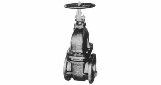 750801 GATE VALVE CAST-IRON FLANGED, F7363 5KG-50MM