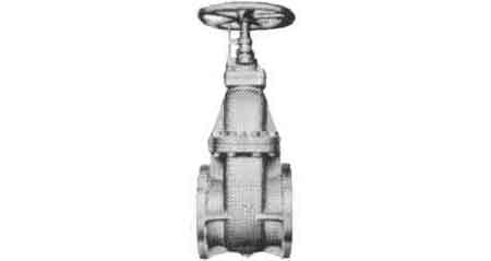 750901 GATE VALVE CAST-STEEL FLANGED, F7366 10KG-50MM