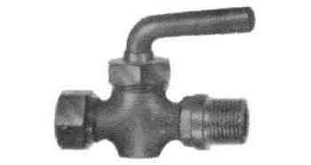 752066 DRAIN COCK WITH LEVER HANDLE, BRONZE MALE&FEMALE PT1/4