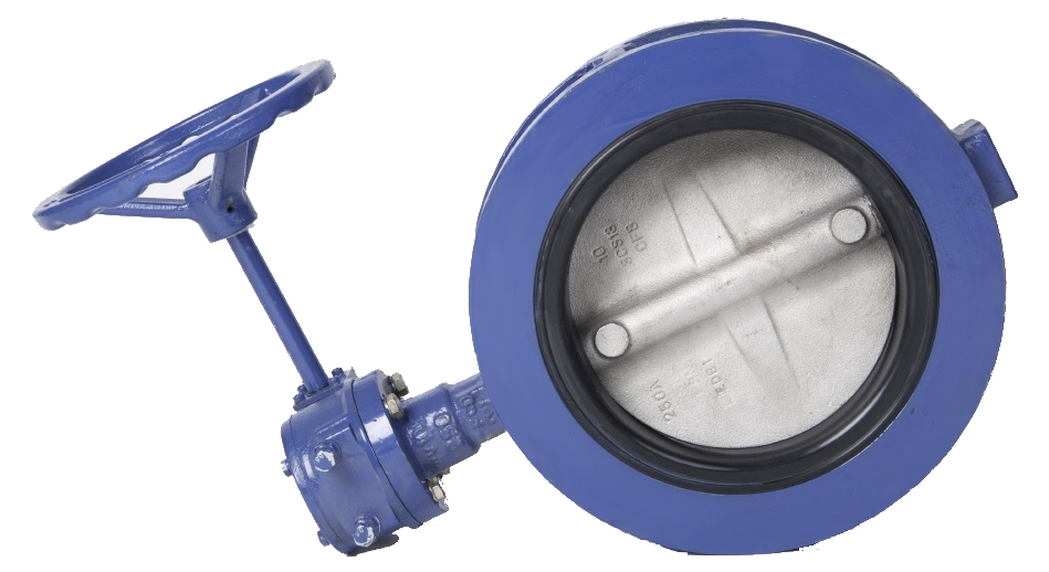 BUTTERFLY VALVE DOUBLE FLANGED, W/GEAR BOX N.CAST IRON 300MM