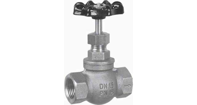 755101 GLOBE VALVE DIN BRONZE SCREWED, #250 1/4"