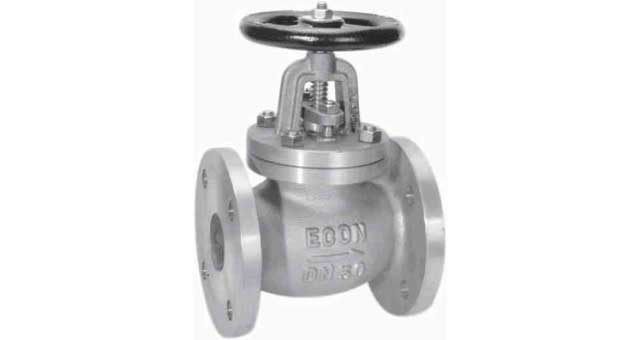 755161 GLOBE VALVE DIN BRONZE FLANGED, PN10/16 HEAVY TYPE #1270 15MM