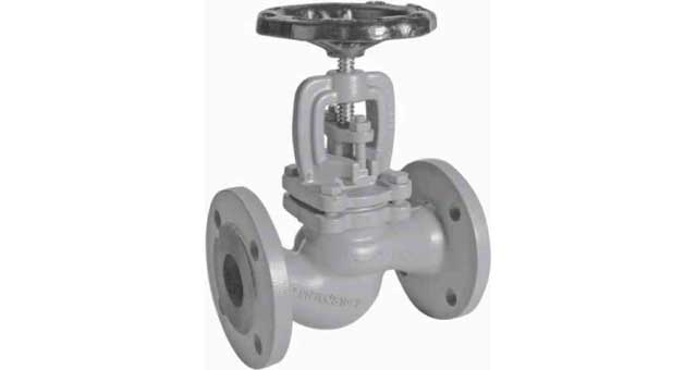 755401 GLOBE VALVE NODULAR CAST IRON, DIN FLANGED PN10/16 #263 15MM