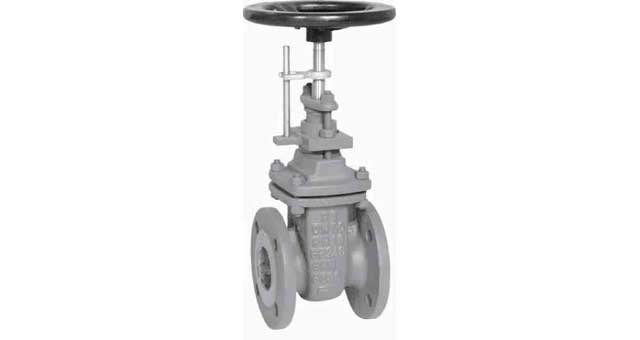 755672 GATE VALVE DIN CARBON STEEL, FLANGED PN10 #315 50MM