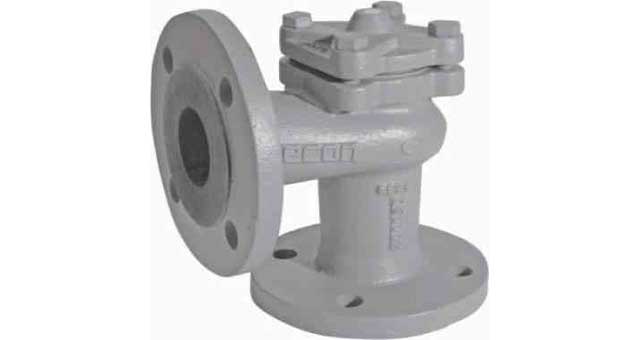 755885 CHECK VALVE DIN C/IRON FLANGED, LIFT PN16 ANGLE #102 DN 15