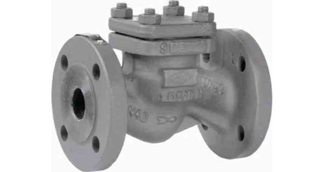 755921 CHECK VALVE DIN CAST STEEL, FLANGED LIFT PN40 #95 DN 15
