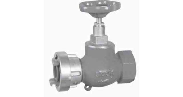 756021 FIRE/DECKWASH VALVE DIN FEMALE, THREAD COPPER ALLOY #902 1"