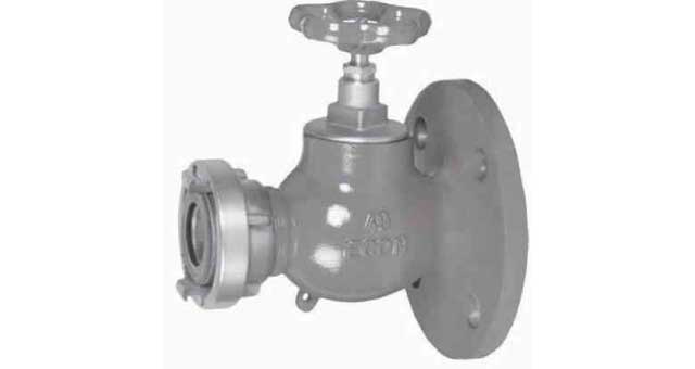 756041 FIRE/DECKWASH VALVE DIN COPPER, ALLOY FLANGED PN16 #908 25MM