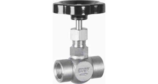 NEEDLE VALVE DIN BRASS SCREWED, #718 1"