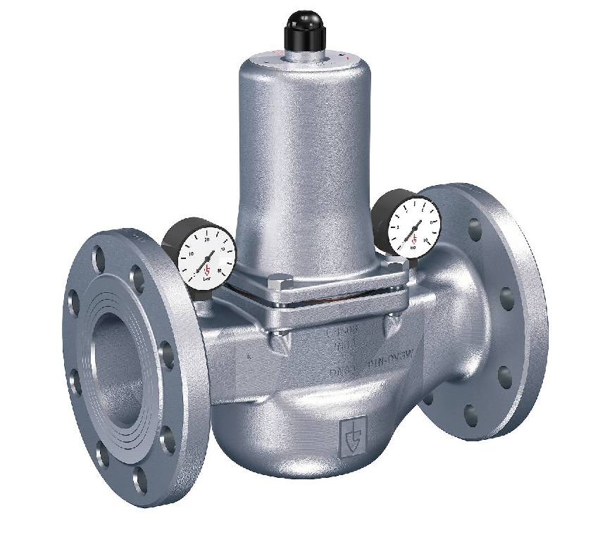 756551 VALVE PRESS. REDUCE W/FLANGE, PN16 S.STEEL #482MGFO-SP DN65