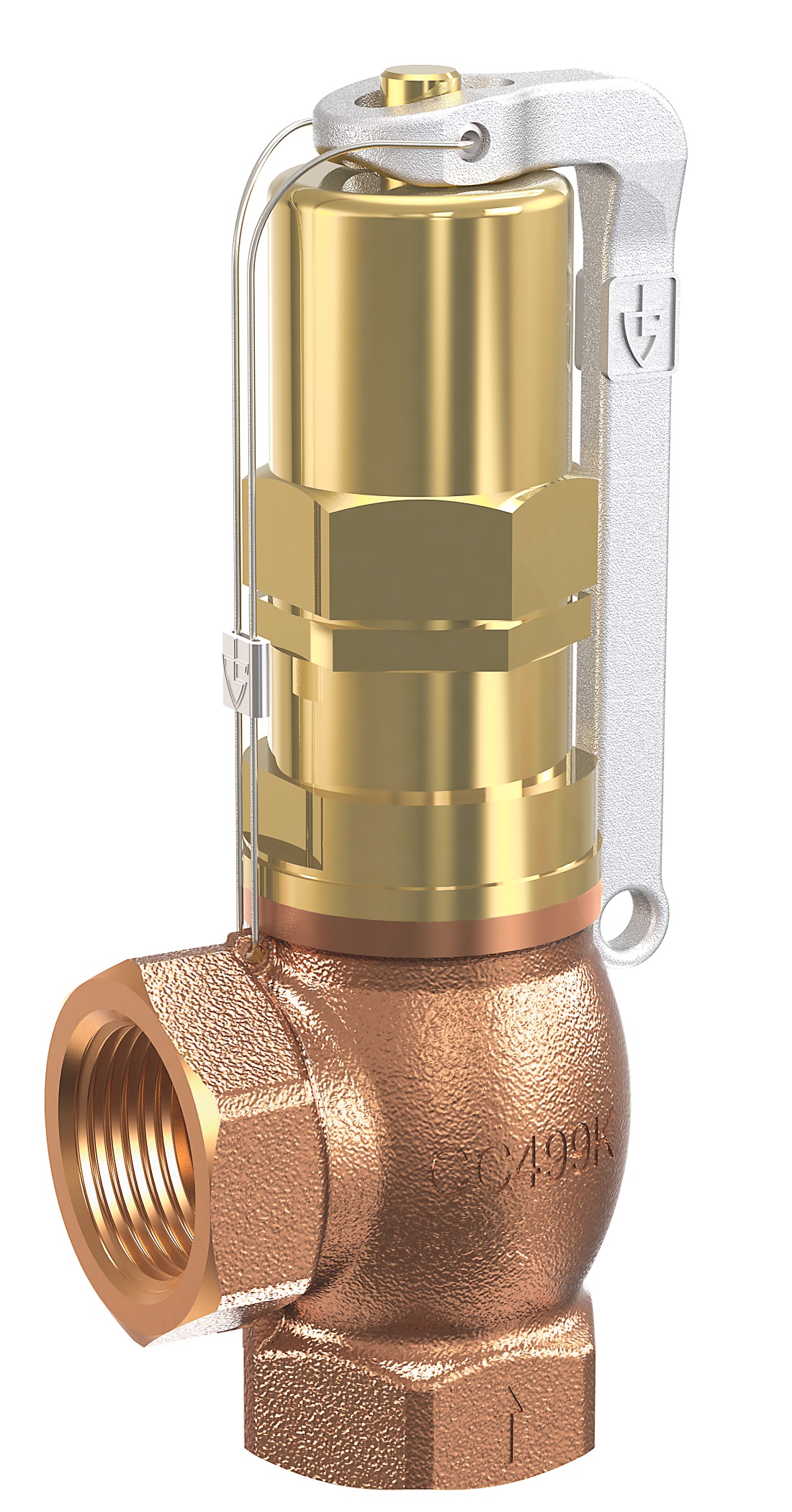 757007 VALVE PRESS. RELIEF G.METAL, DIN #618SGFL NBR  SEAL 3/8" 