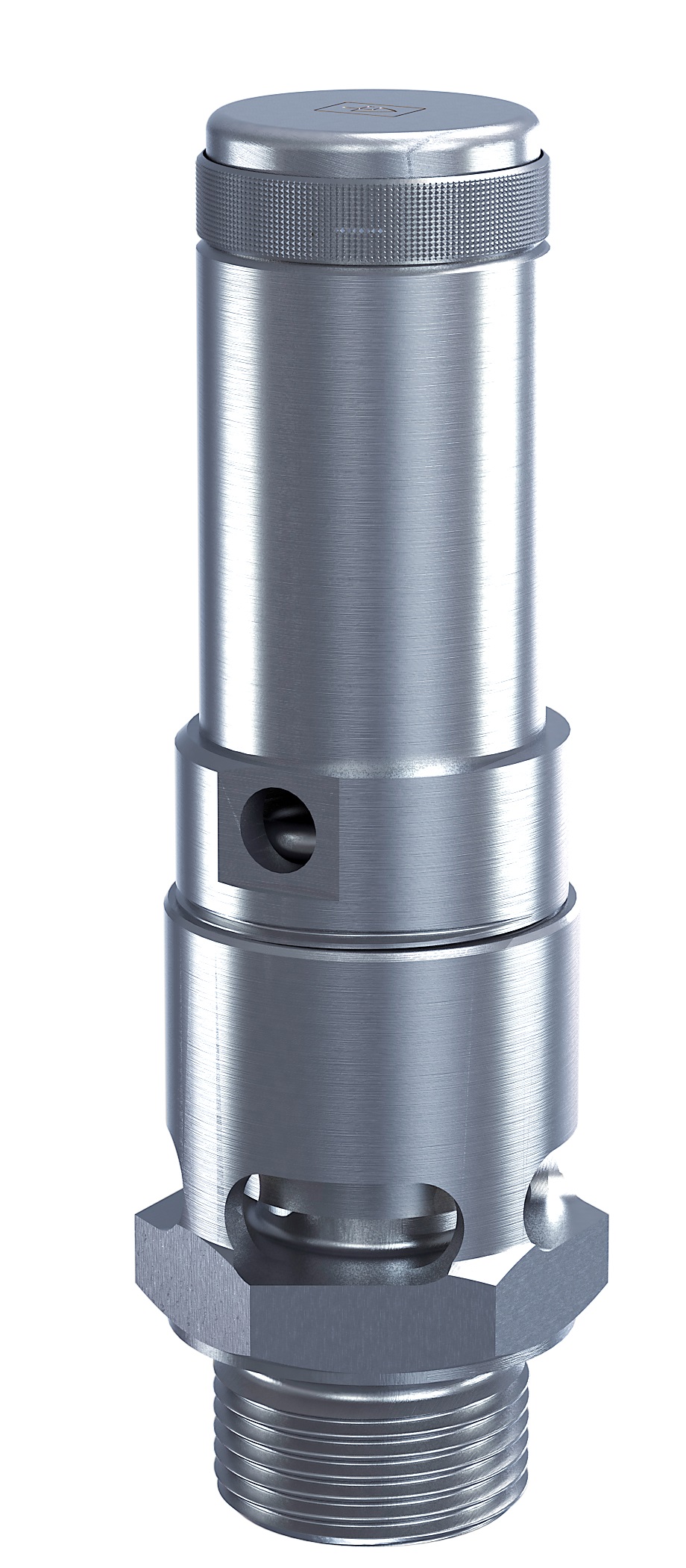 757348 VALVE SAFETY S.STEEL #410SGK, DIN FKM SEAL DN8