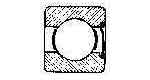 770351 BALL BEARING SINGLE ROW, DEEP GROOVE NO.6300Z