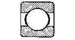 770441 BALL BEARING SINGLE ROW, DEEP GROOVE NO.6403
